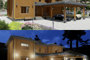 Дом с клееного бруса Вологда