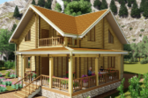 Дом 15х11.5 проф.брус (Санкт-Петербург)