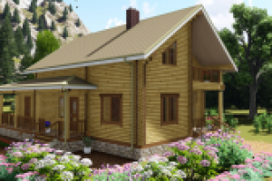 Дом 13.5х9.5 проф.брус (Санкт-Петербург)