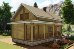 Дом 13.5х9.5 проф.брус (Санкт-Петербург)