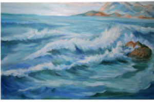 Картина Масло .Море .