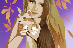 Портрет в векторе