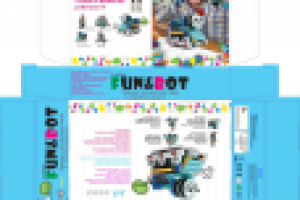 Упаковка  детского конструктора , робототехника.