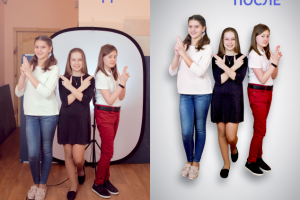 Цветокоррекция.Замена фона