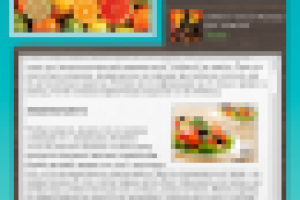 Пример дизайна страницы блога