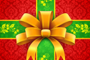 Оформление крышки новогодней коробки