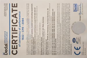 Сертификация пожарного оборудования для Европейского рынка