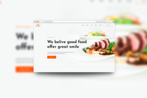 Сайт ресторана "All Food"