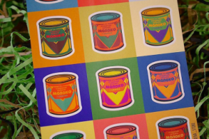 стикеры сгущенки попарт)