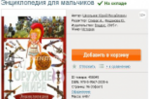 Энциклопедия Оружия для мальчиков