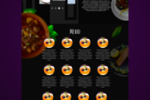 Landing page from company Main Menu