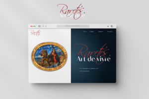 Сайт галереи антиквариата Raretes.art