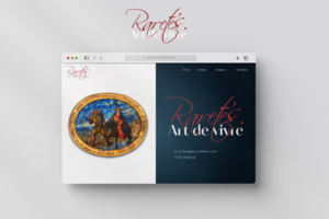Сайт галереи антиквариата Raretes.art