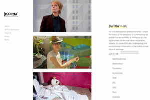 Сайт художницы