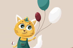Котик для книги
