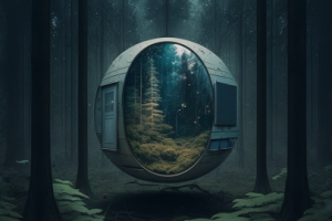 Дом в существующий в двух реальностях