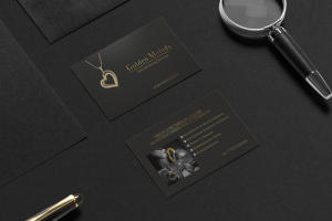 Визитка для ювелирной мастерской