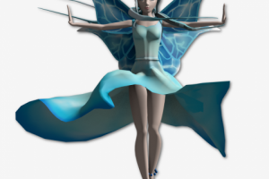 3Д персонаж для игры - ФЕЯ