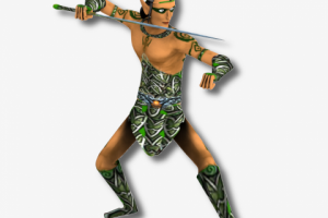 3Д персонаж для игры - ЭЛЬФ