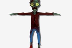 3D персонаж ЗОМБИ