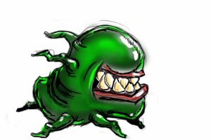 Концепт. Зубастая жижа.