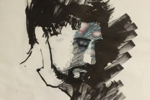 скетч маркером