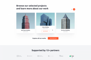 многостраничный сайт с адаптивом "Createx construction"
