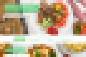 продающая страница с меню на неделю