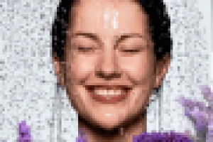 Баннер реклама шампуня  с ароматом лаванды