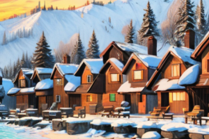 Деревня на берегу моря