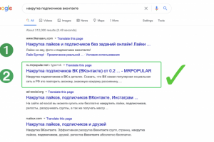 Продвижение высокочастотного запроса в ТОП 2 Google