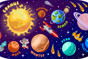Коврик Солнечная система