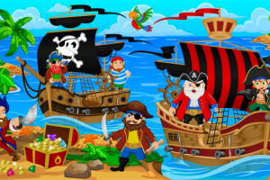 Коврик Пираты