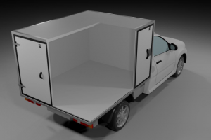 Грузовик в разрезе