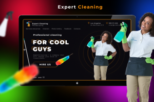 Landing Page для "Expert Cleaning"