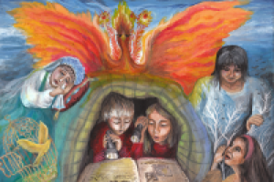 иллюстрация к сказке Жарптица