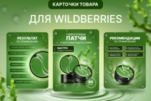 Дизайн карточек товара для wildberries/оzon