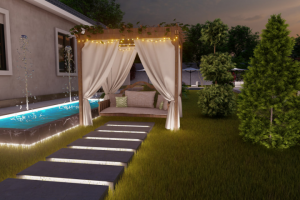 Благоустройства ресторана