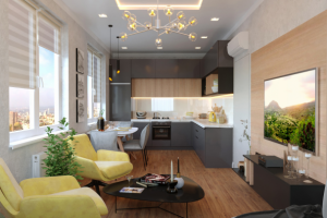 Дизайн интерьера в стиле минимализм,  г. Москва