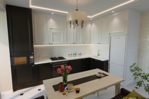 Дизайн интерьера кухни 14 м.кв.