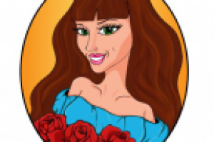 Портрет отрисованный-веткторный