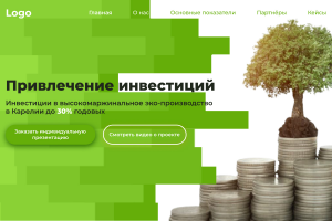 Главная страница привлечение инвестиций