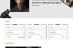 Сайт-визитка для фотографа