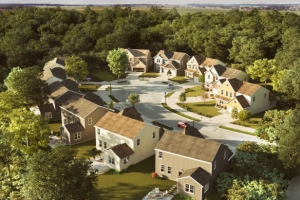 Коттеджный поселок в США