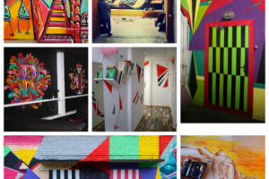 Оформление, Граффити, Геометрия - для пространств и помещений