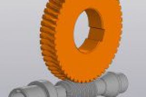 Червячная пара редуктора