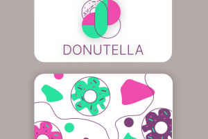 Логотип доставки пончиков