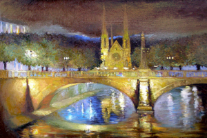 Ночной Страсбург--Strasburg