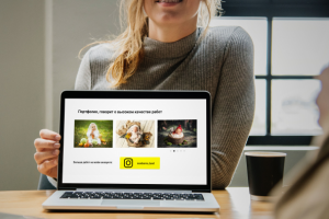 Сайт для фотографа новорожденных