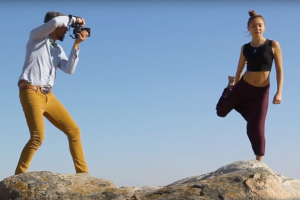 Йога фотосессия